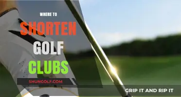 Best Places to Shorten Golf Clubs for Improved Performance