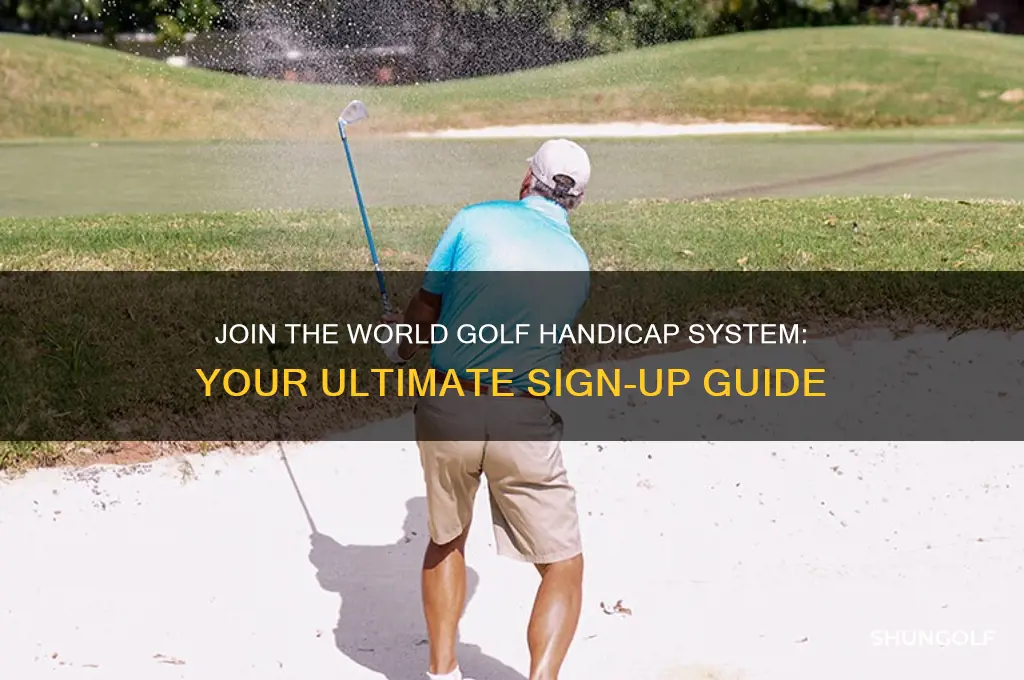 where to sign up for the world golf handicap system