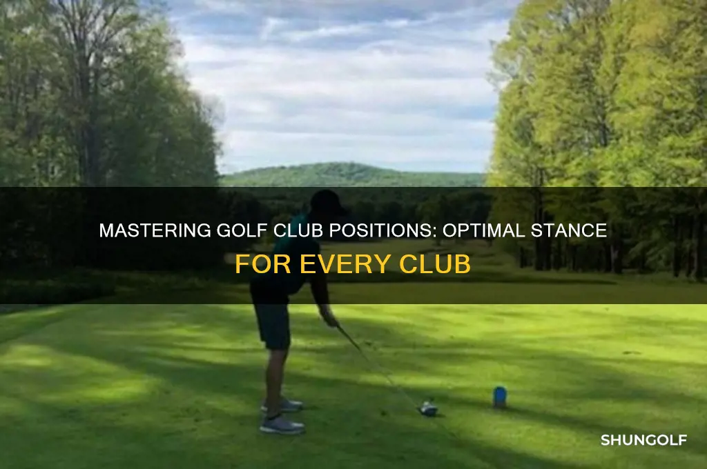 where to stand with each golf club