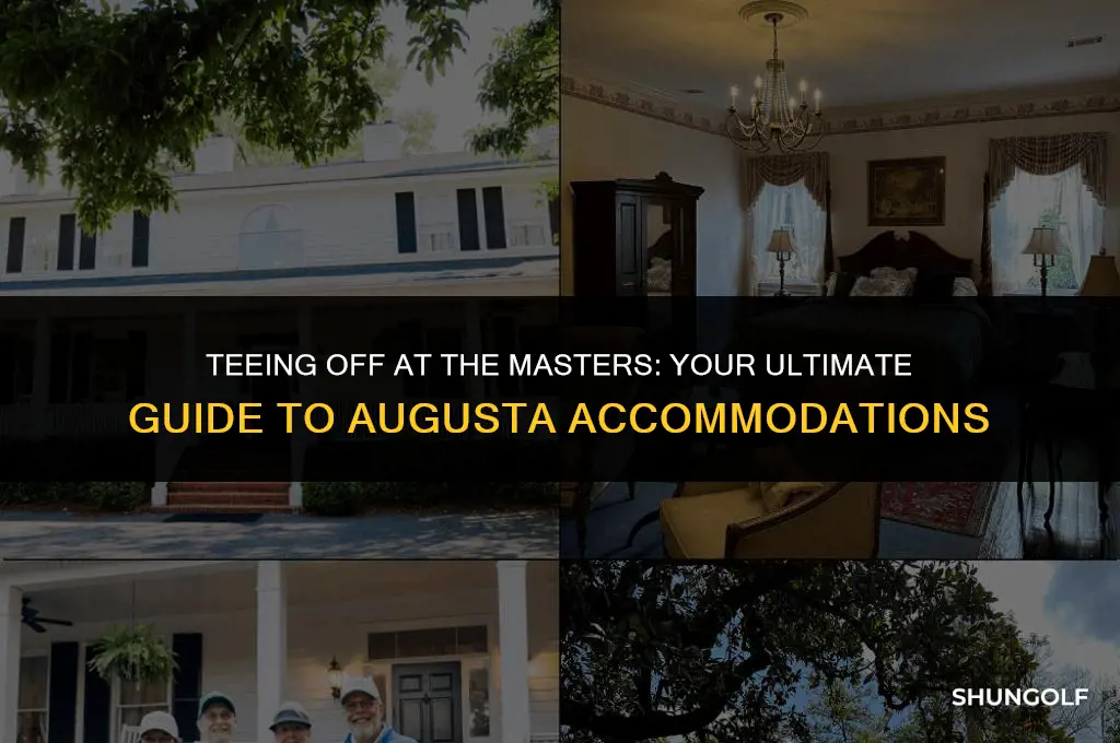 where to stay for the masters golf tournament