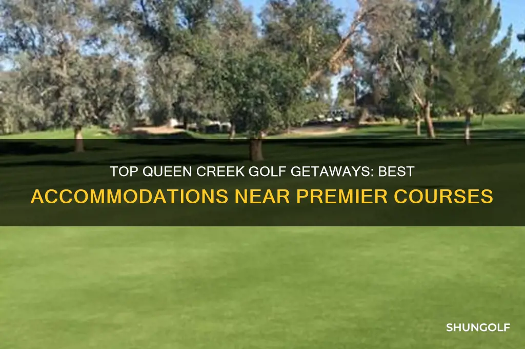 where to stay in queen creek for golf