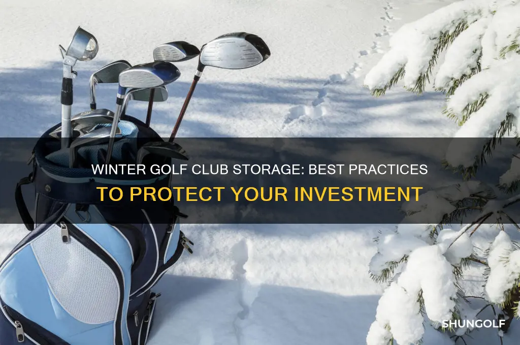 where to store golf clubs in winter