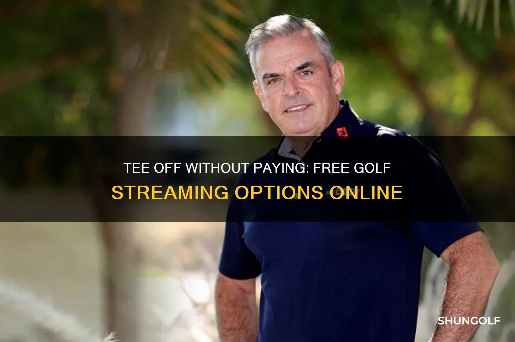 where to stream golf for free