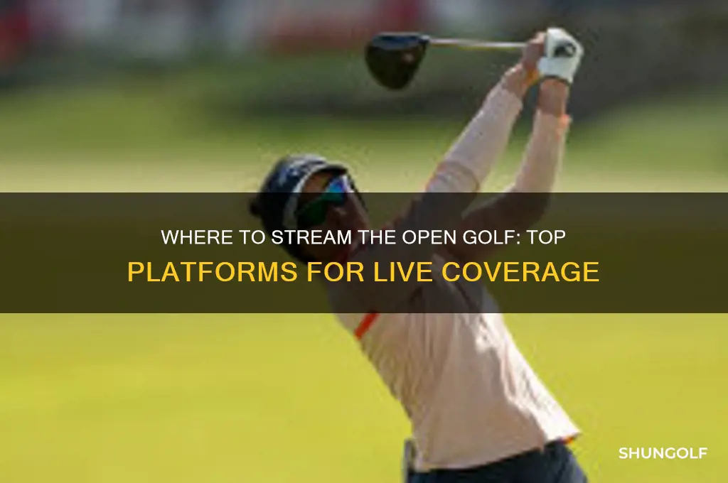 where to stream the open golf