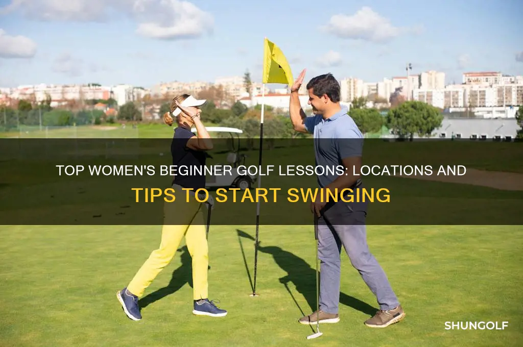 where to take beginners golf lessons for women