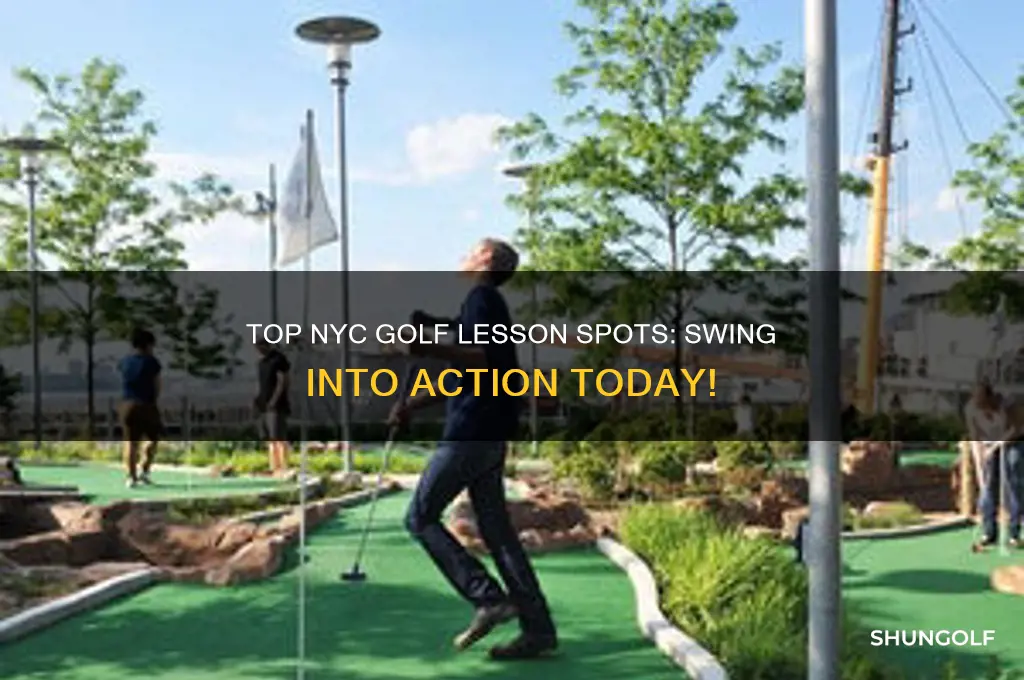 where to take golf lessons in nyc