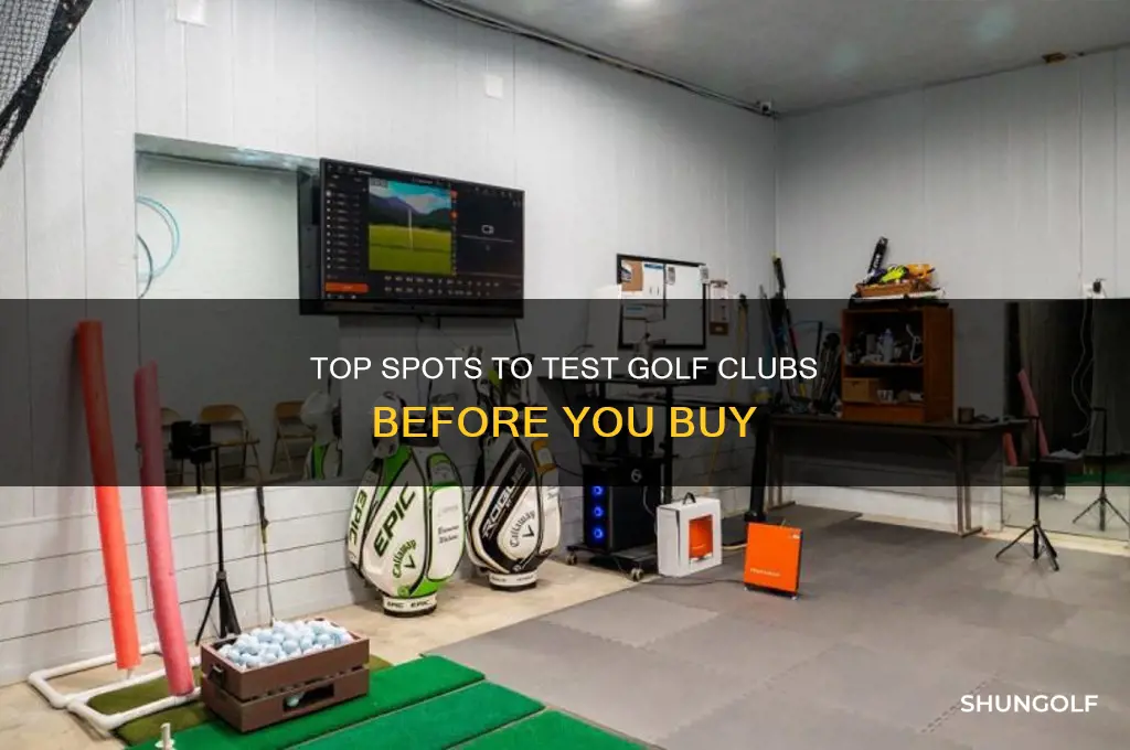 where to test golf clubs