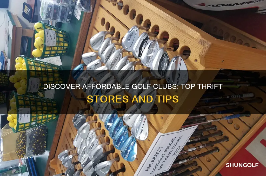 where to thrift golf clubs