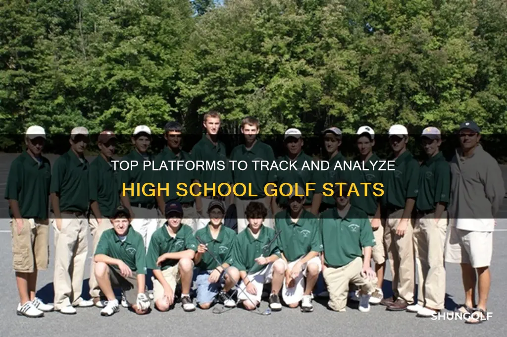 where to track high school golf stats