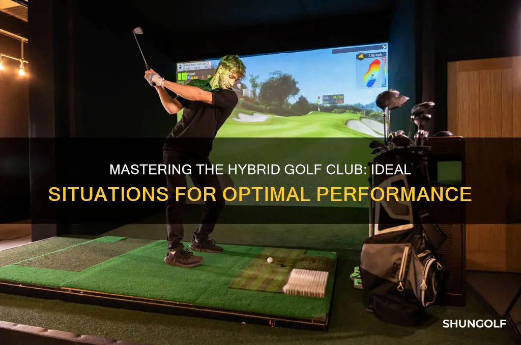 where to use a hybrid golf club