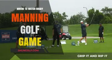 Where to Watch Brady vs. Manning Golf Game Live
