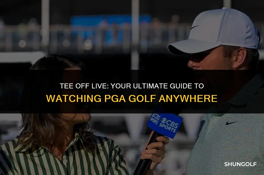 where to watch pga live