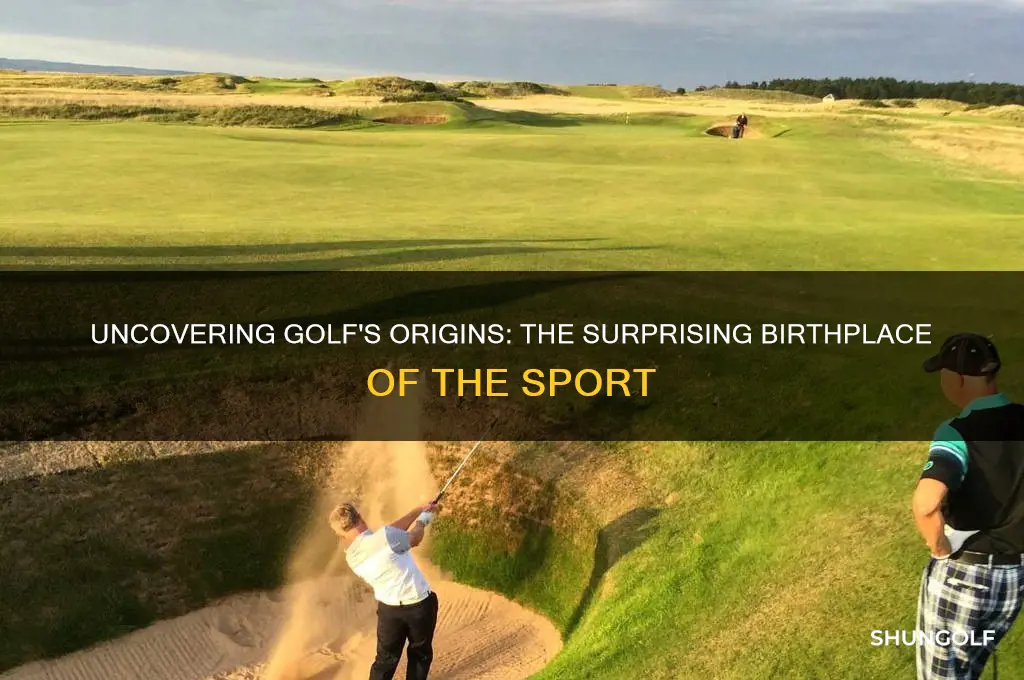 where was golf first invented