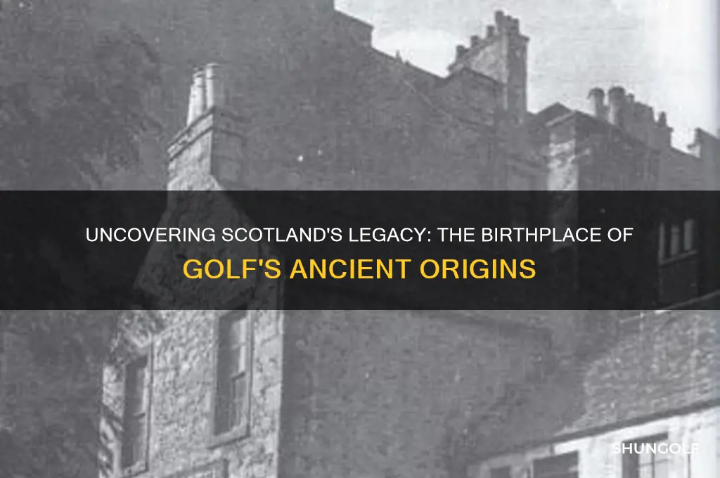 where was golf invented in scotland