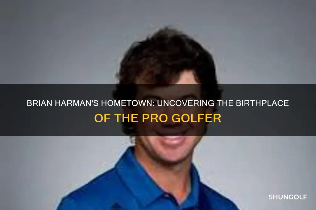 where was golfer brian harman born