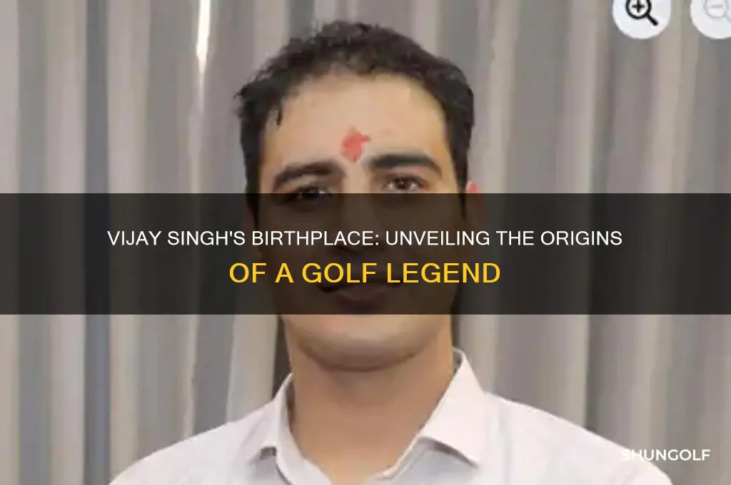 where was golfer vijay singh born