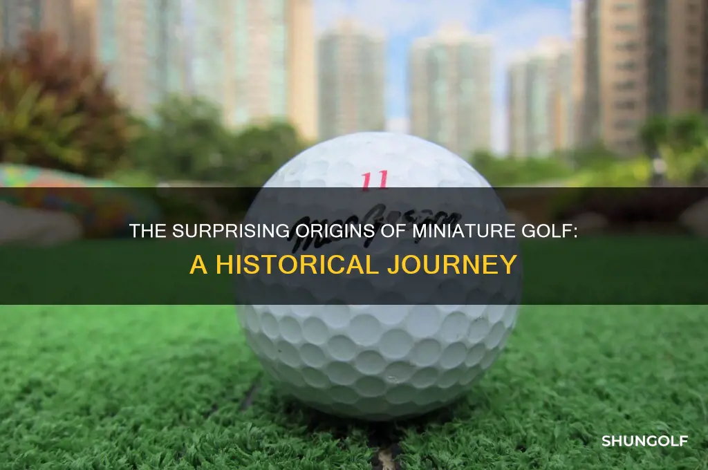 where was miniature golf invented