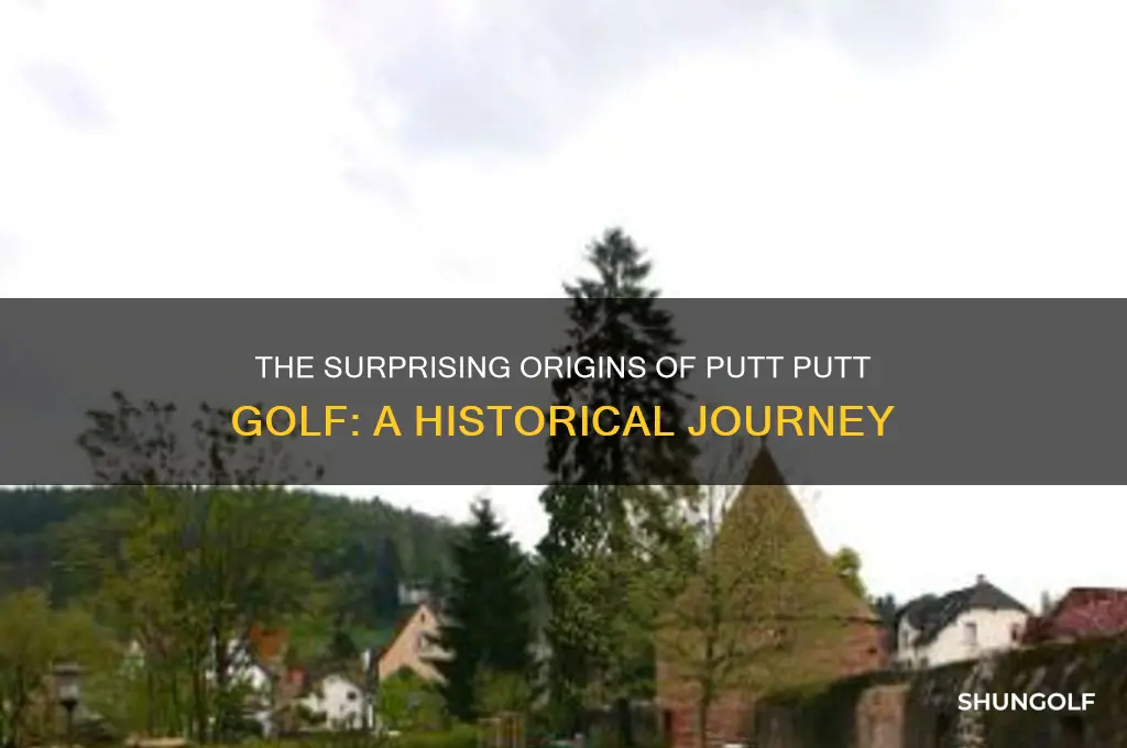 where was putt putt golf invented