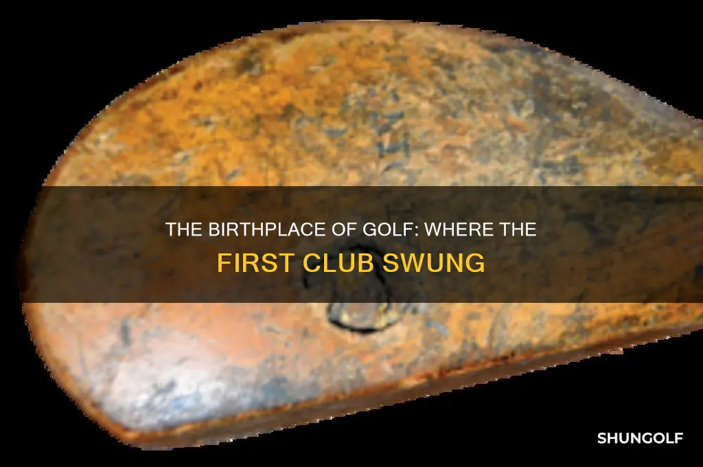 where was the first golf club in the world