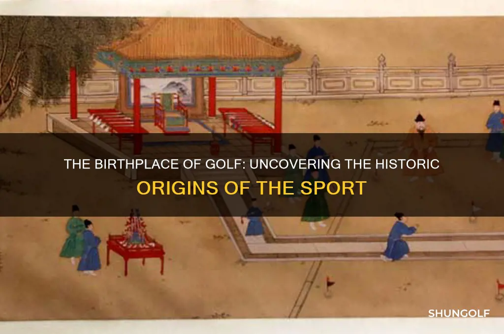 where was the first place of golf