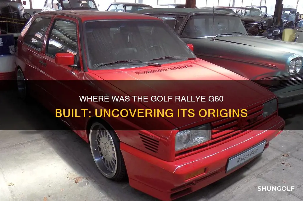 where was the golf rallye g60 built