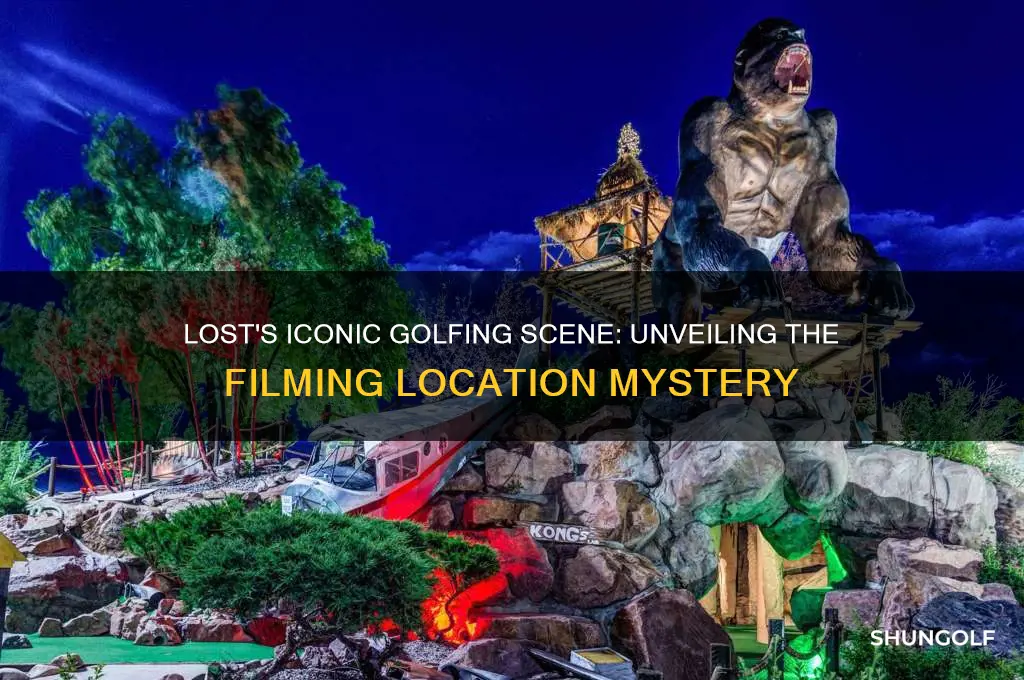 where was the golfing scene from lost filmed