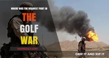 The Gulf War's Fiercest Battle: Location of the Heaviest Fight