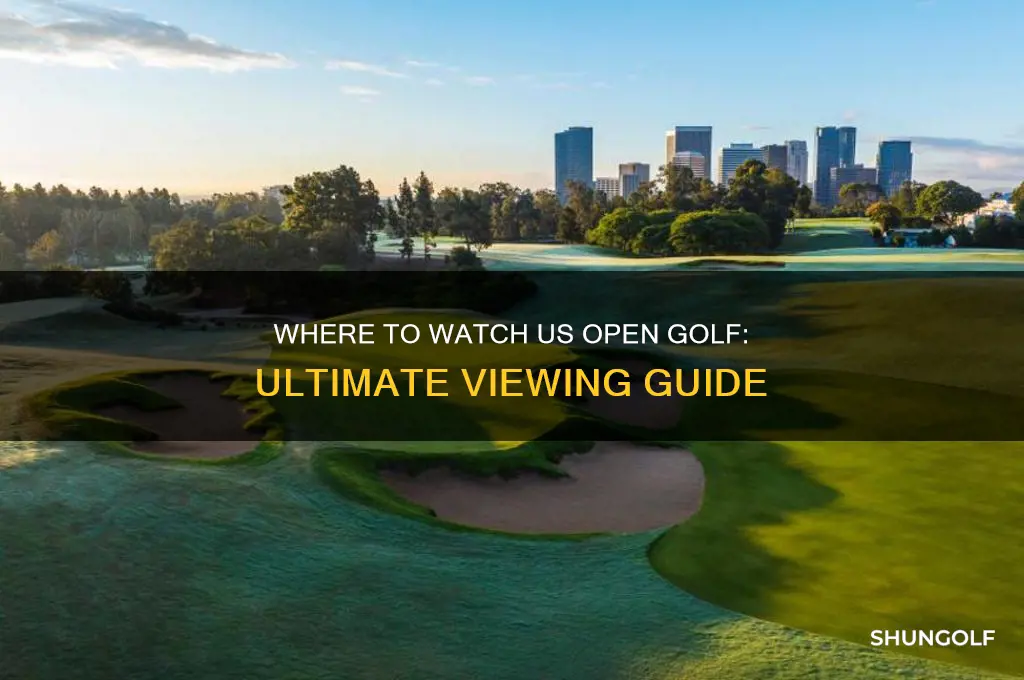 where watch us open golf