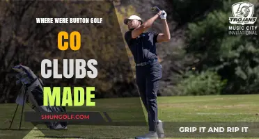 Unveiling the Origins: Where Were Burton Golf Co Clubs Crafted?
