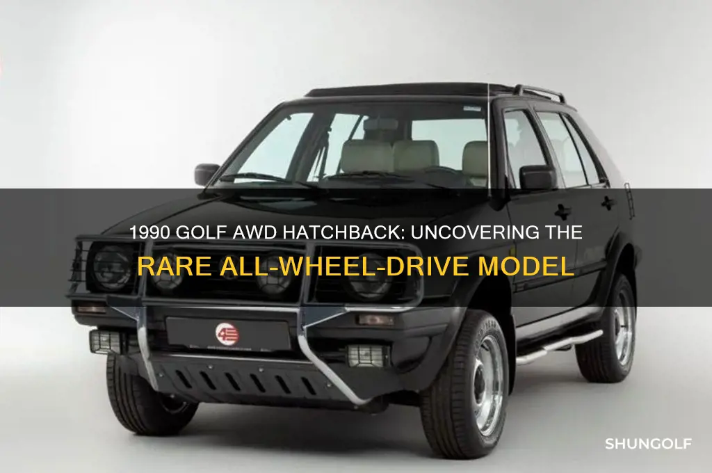 which 1990 hatchback golf came awd