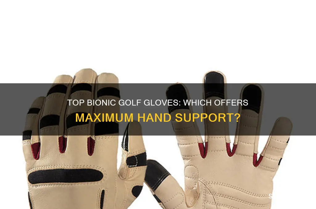 which bionic golf glove has most support