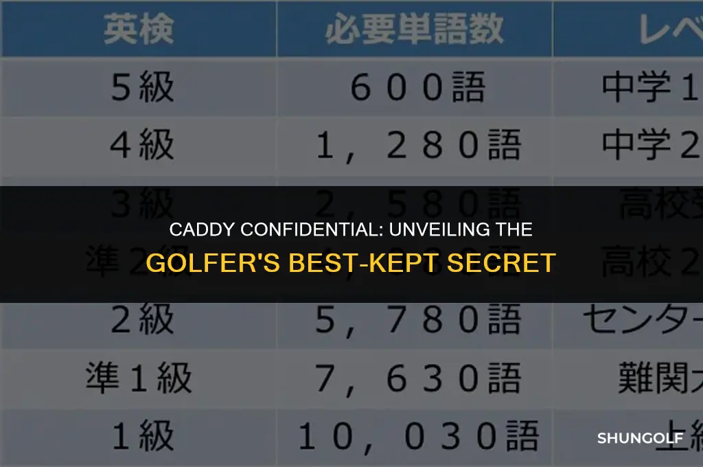 which caddy is the best golfer