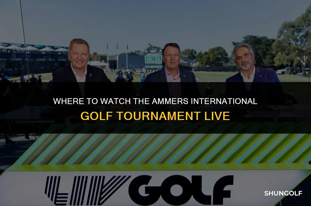 which channels are showing armers international golf