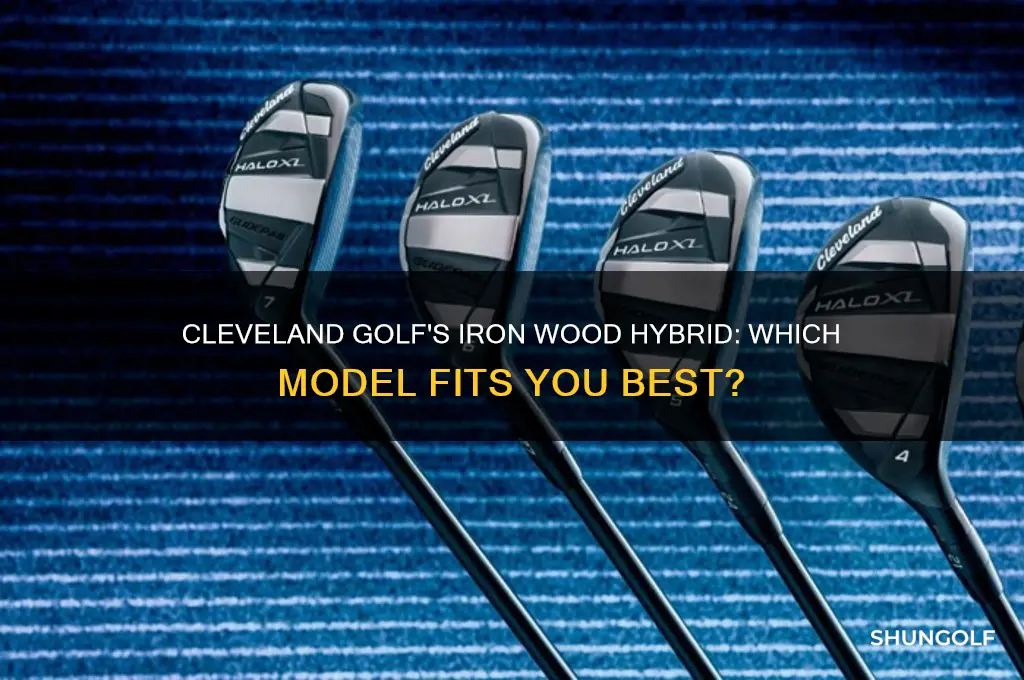 which cleveland golf model has iron wood