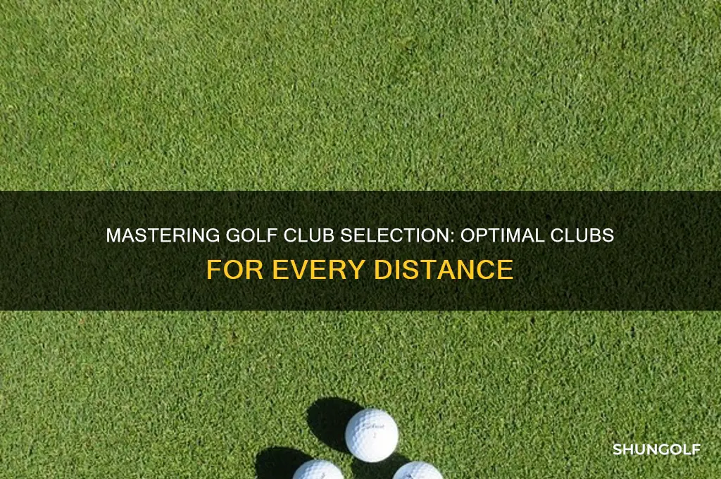 which club to use in golf what distance