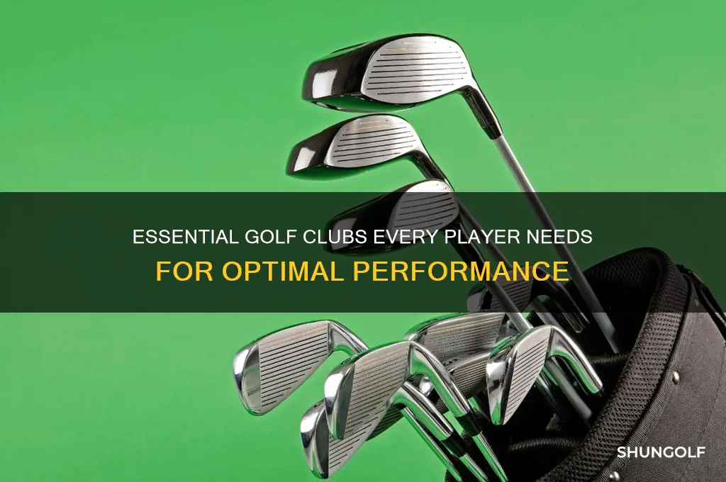 which clubs are essential for golf