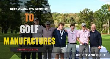 Colleges Linked to Golf Manufacturers: Uncovering Industry Partnerships