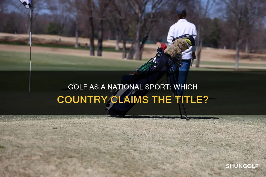 which country has golf as a national sport
