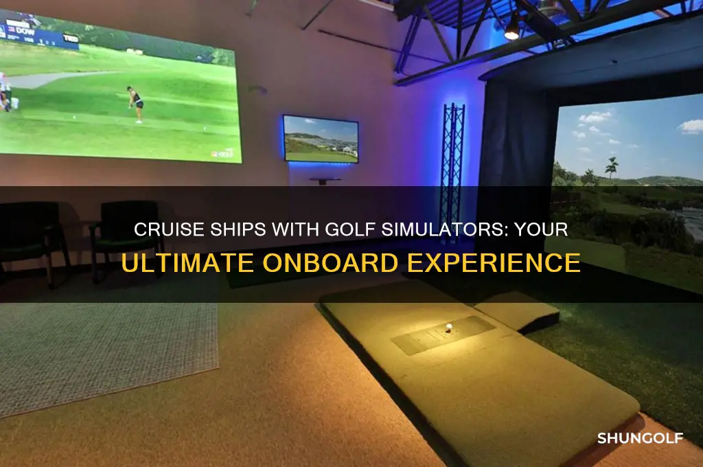 which cruise ships have golf simulaotrs