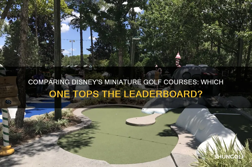 which disney miniature golf is better