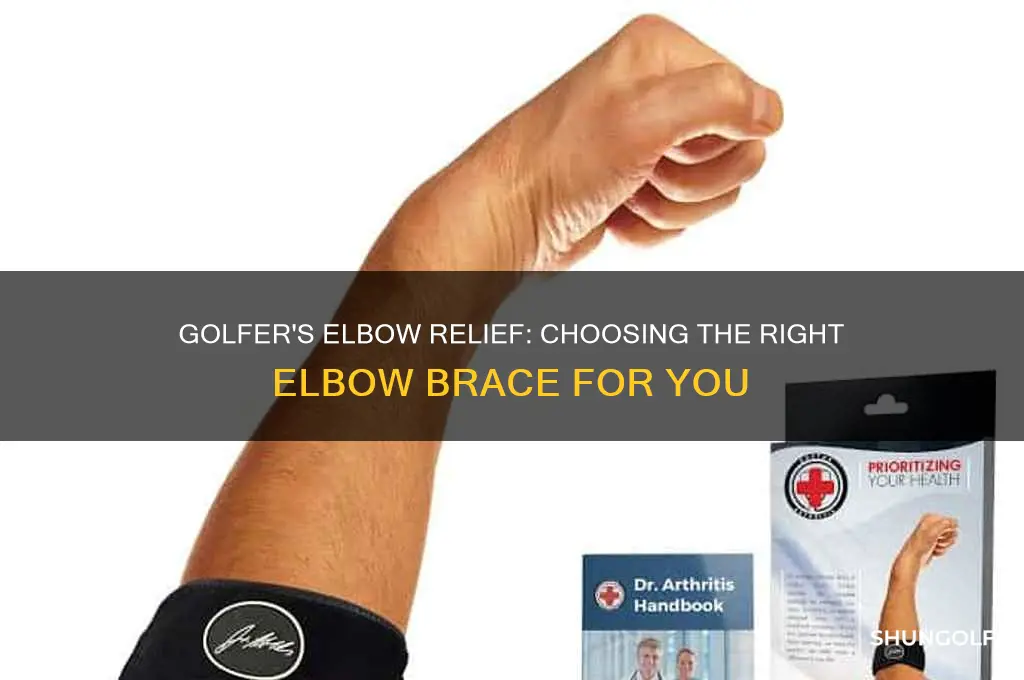 which elbow for golfer