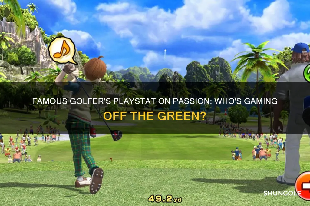 which famous golfer has a playstation