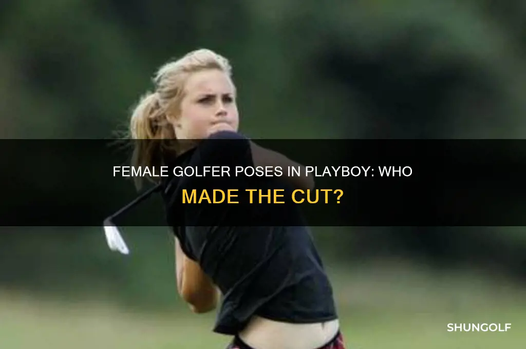 which female golfer was in playboy