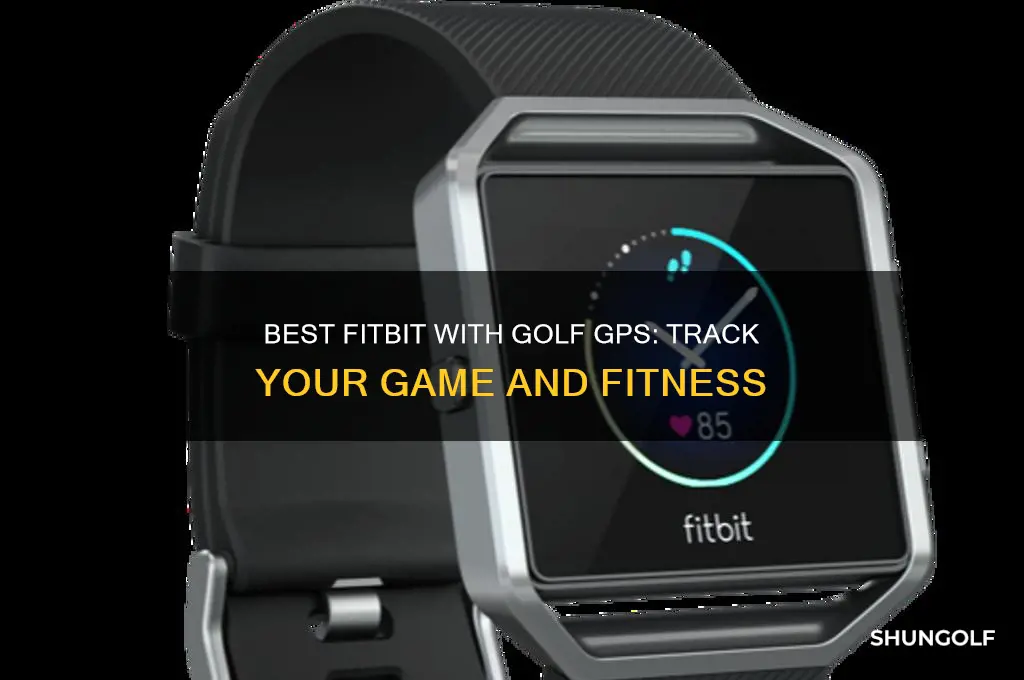 which fitbit has golf gps