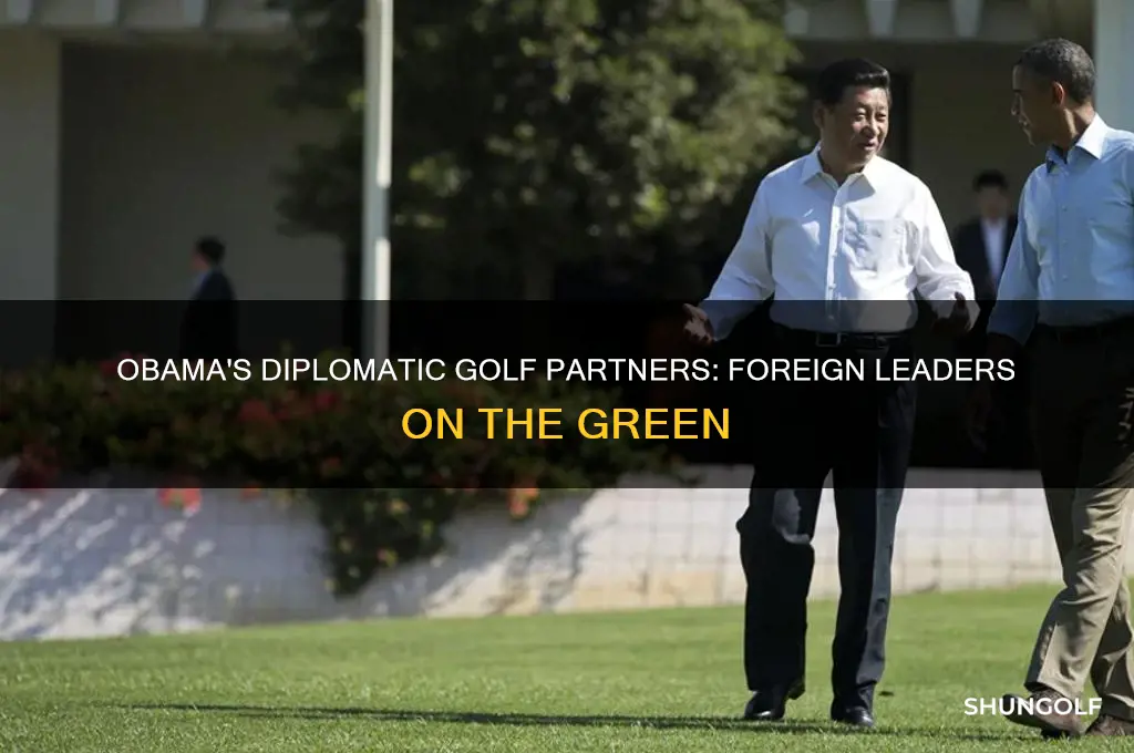 which foreign leaders did obama golf with