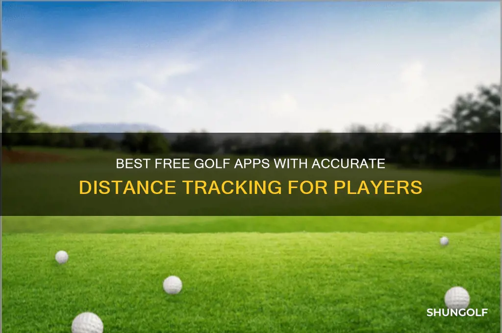 which free golf app has distance tracking