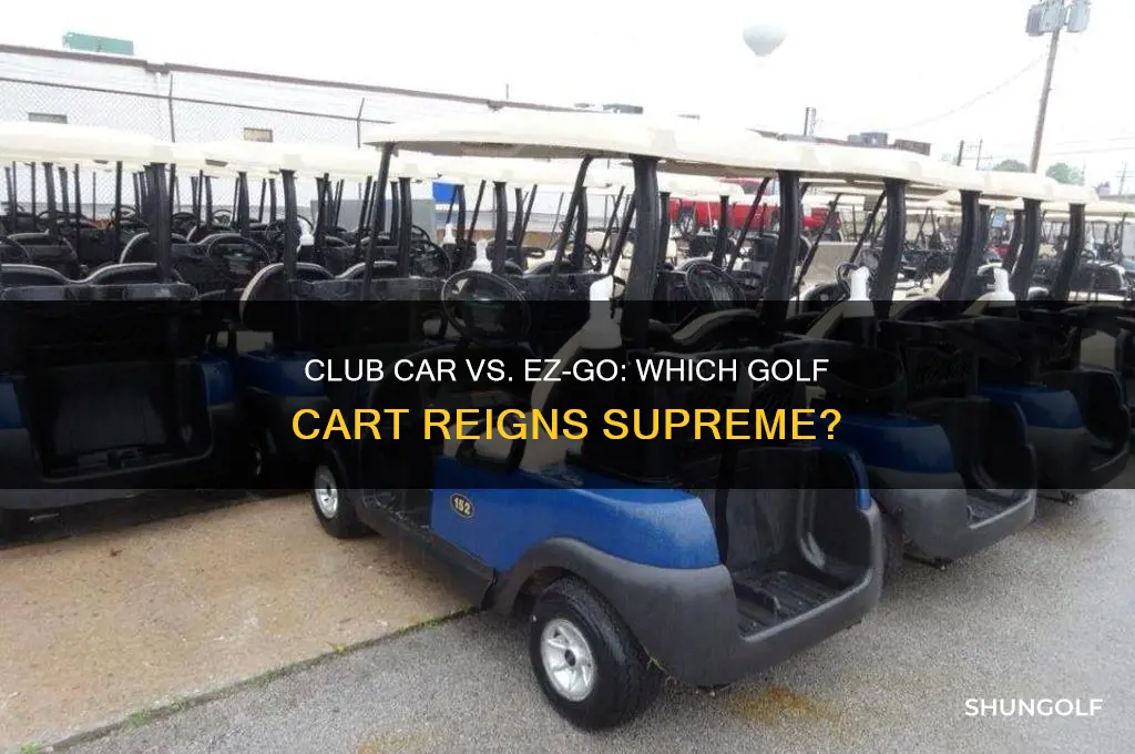 which golf cart is better club car or ez go
