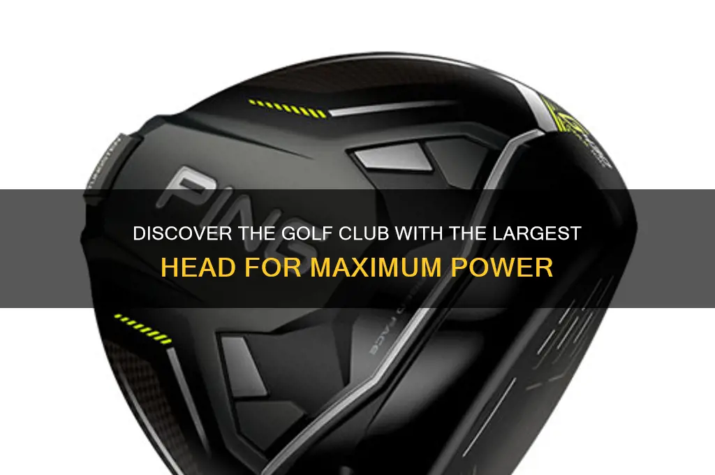 which golf club has a large head