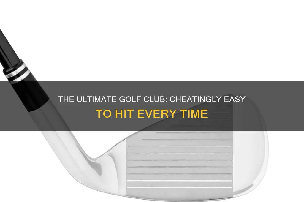 which golf club is so easy to hit its cheating