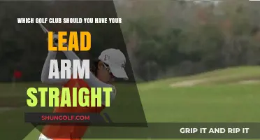 Master Your Golf Swing: Keep Lead Arm Straight with the Right Club